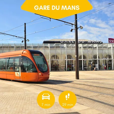 Ideal Groupe - Grands Espaces - 4 - Parking Gratuit - Proche Centre, Gare & Transports - Wifi - Special De Reduction Jusqu'a -50 Le Mans
